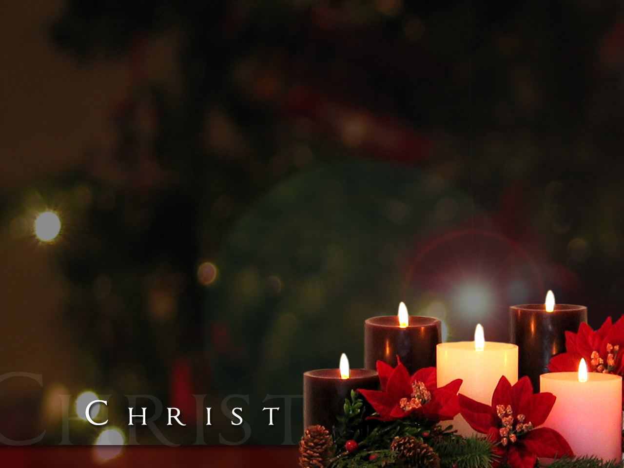 Christmas Candles 5 Christ Christmas Candles 5 Christ